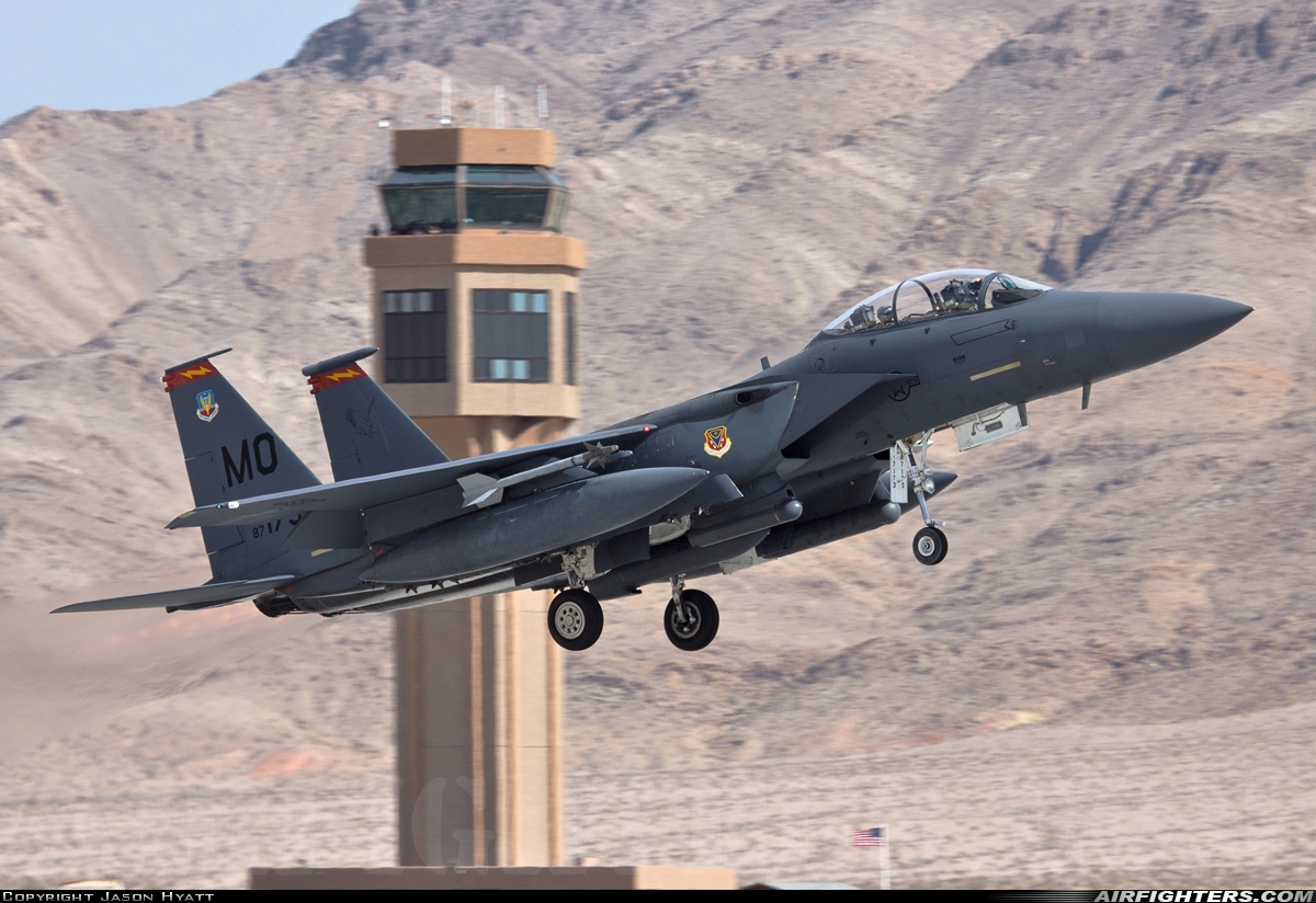 USA - Air Force McDonnell Douglas F-15E Strike Eagle 87-0173 at Las Vegas - Nellis AFB (LSV / KLSV), USA