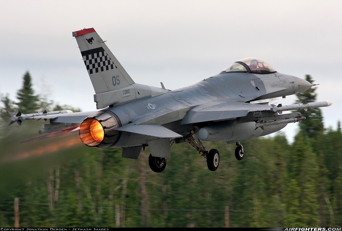 USA - Air Force General Dynamics F-16C Fighting Falcon 89-2080 at Fairbanks - Eielson AFB (EIL / PAEI), USA