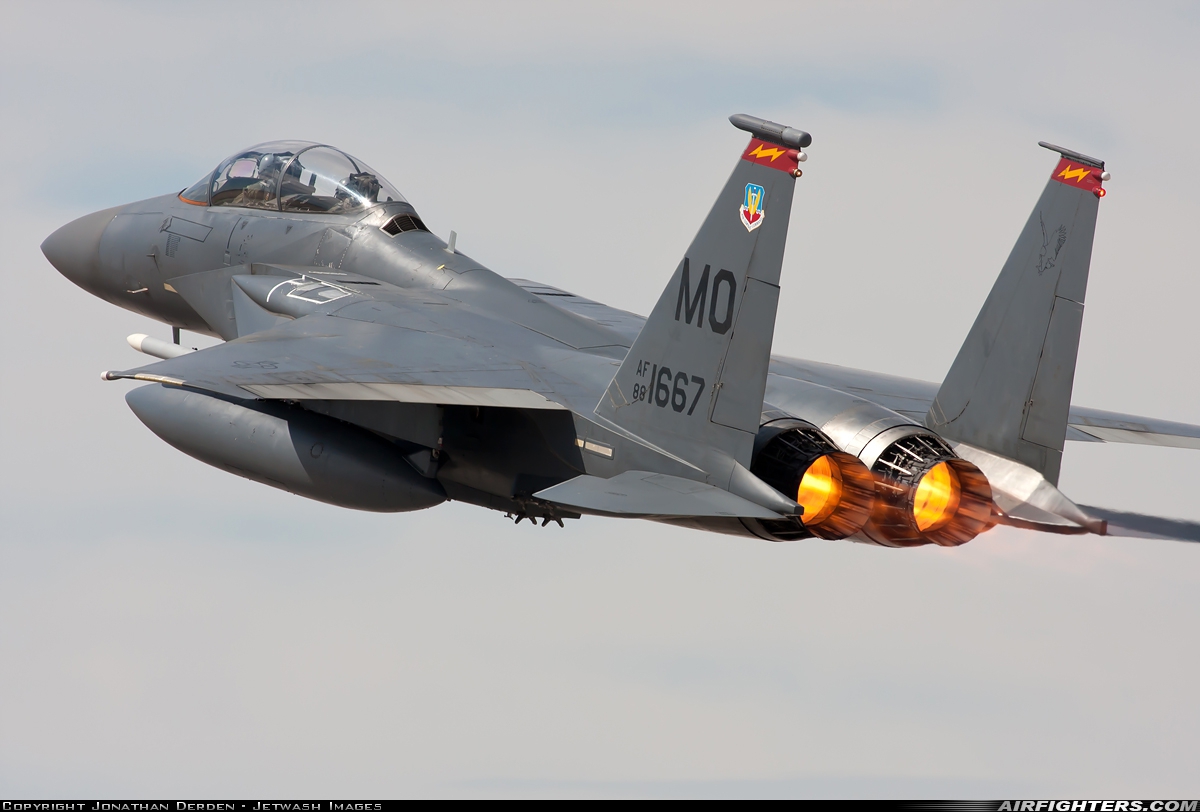USA - Air Force McDonnell Douglas F-15E Strike Eagle 88-1667 at Las Vegas - Nellis AFB (LSV / KLSV), USA