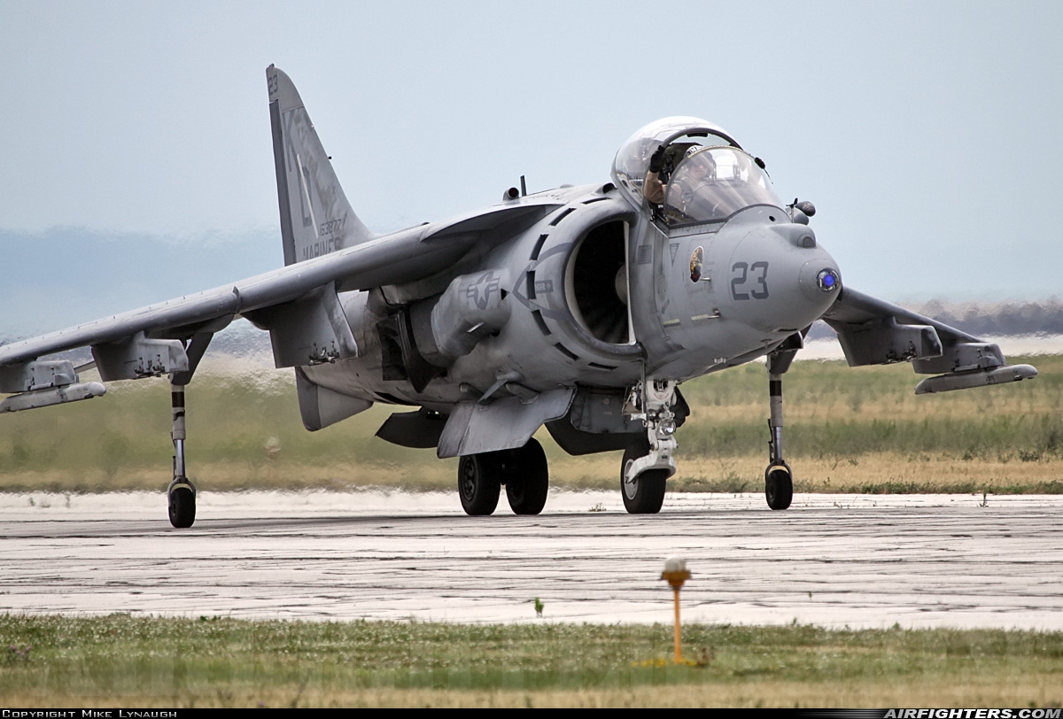 USA - Marines McDonnell Douglas AV-8B Harrier II 163877 at Cleveland - Burke Lakefront (BKL / KBKL), USA