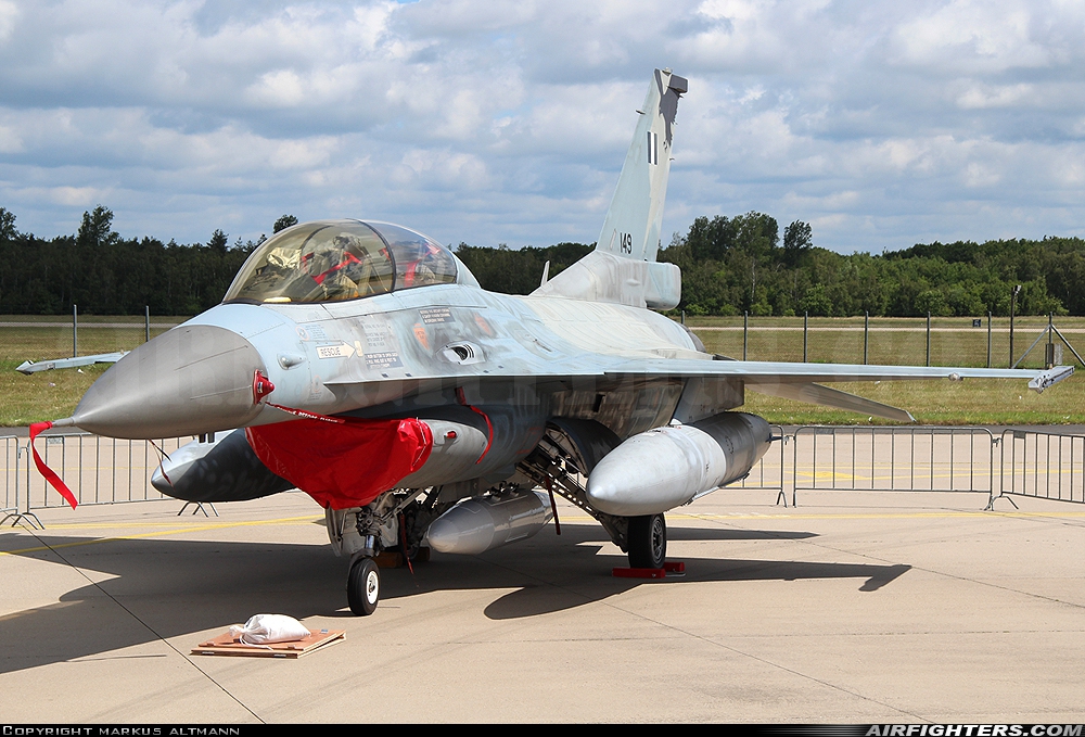 Greece - Air Force General Dynamics F-16D Fighting Falcon 149 at Geilenkirchen (GKE / ETNG), Germany