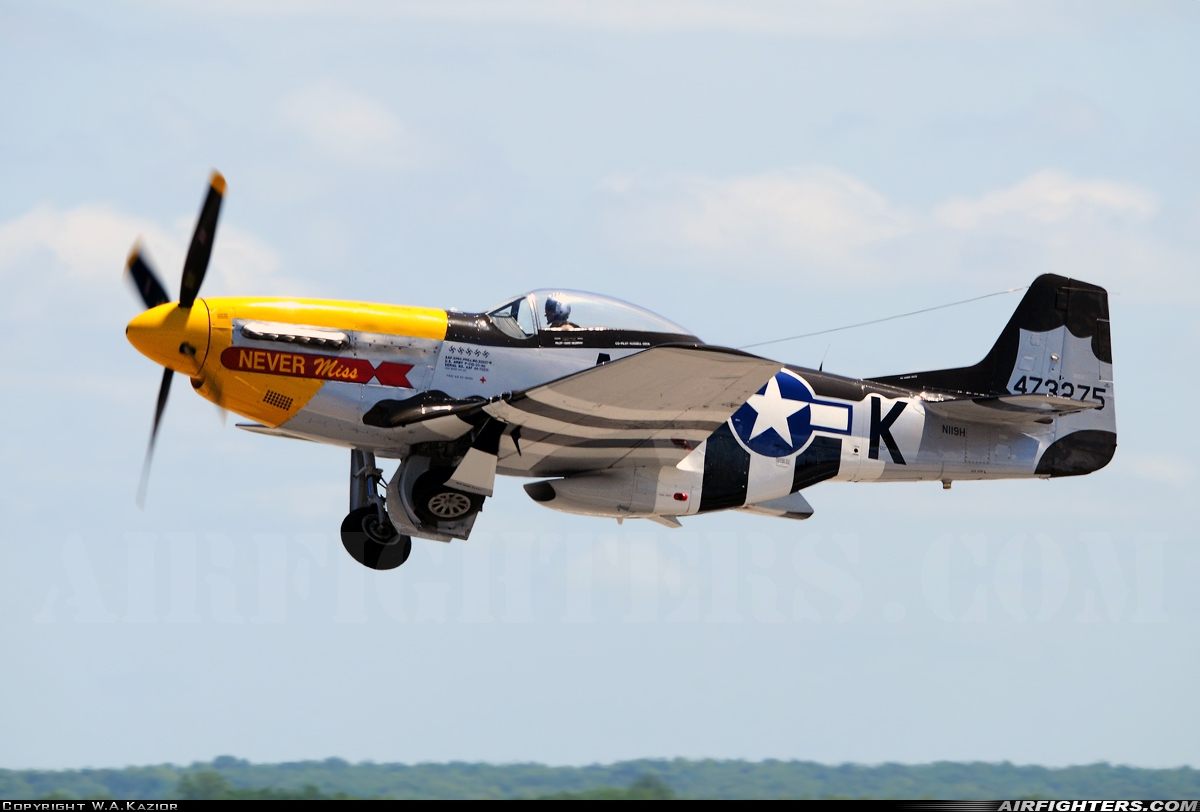 Private North American F-51D MkII Mustang N119H at North Kingstown - Quonset State (Quonset Point NAS) (OQU / NCO / RI12 / KOQU), USA