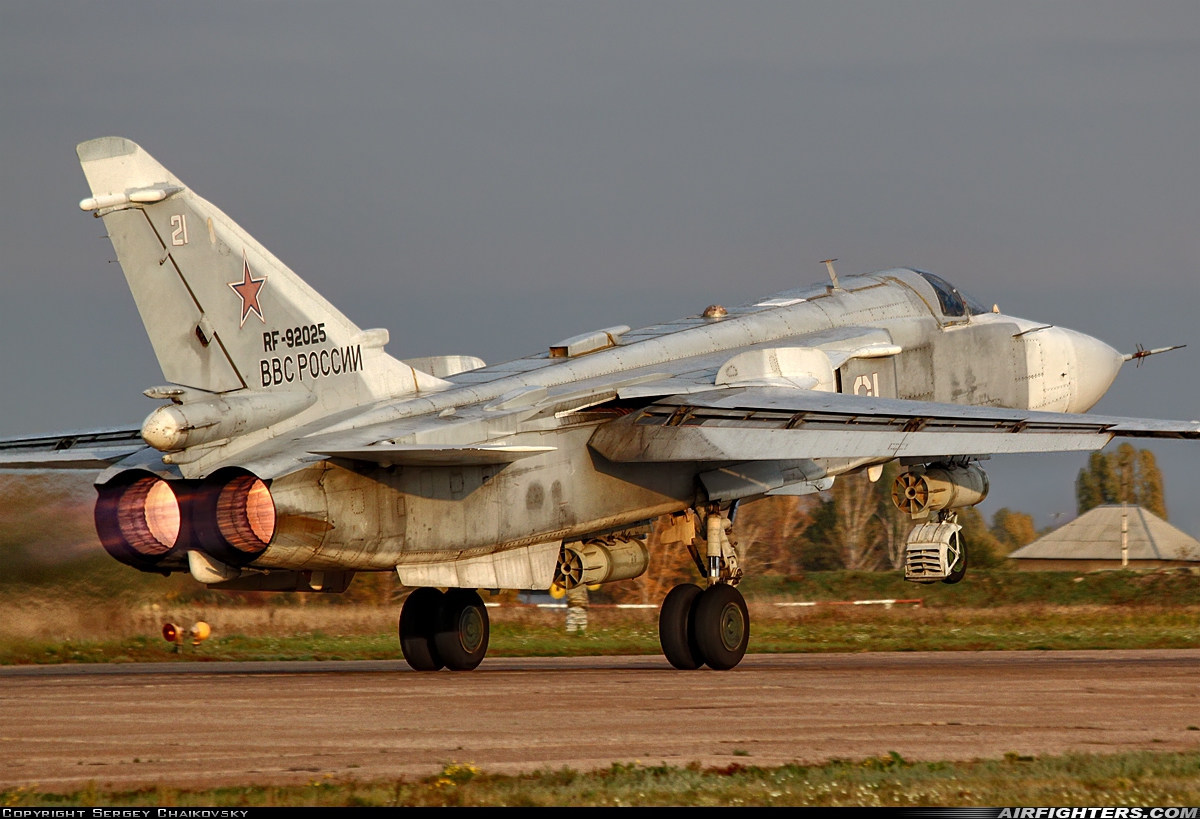 Russia - Air Force Sukhoi Su-24M RF-92025 at Withheld, Russia