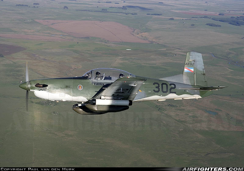Uruguay - Air Force Pilatus AT-92 Turbo Trainer (PC-7U) 302 at In Flight, Uruguay