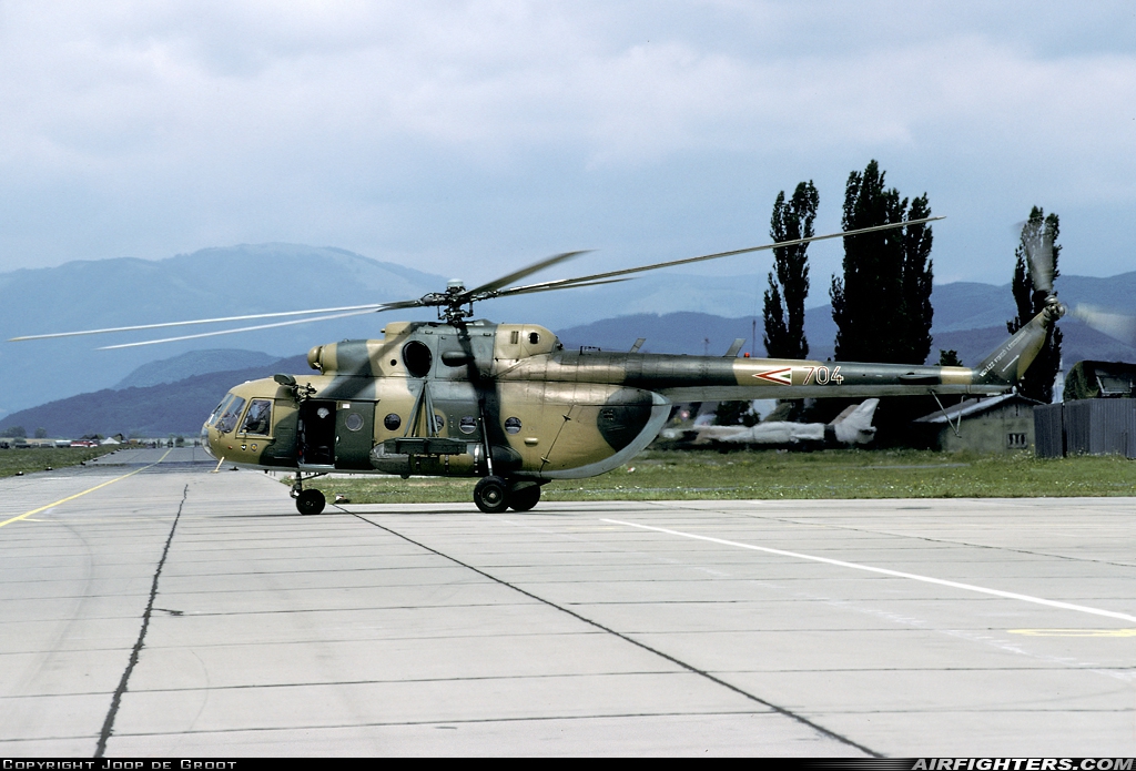 Hungary - Air Force Mil Mi-17 704 at Sliac (LZSL), Slovakia