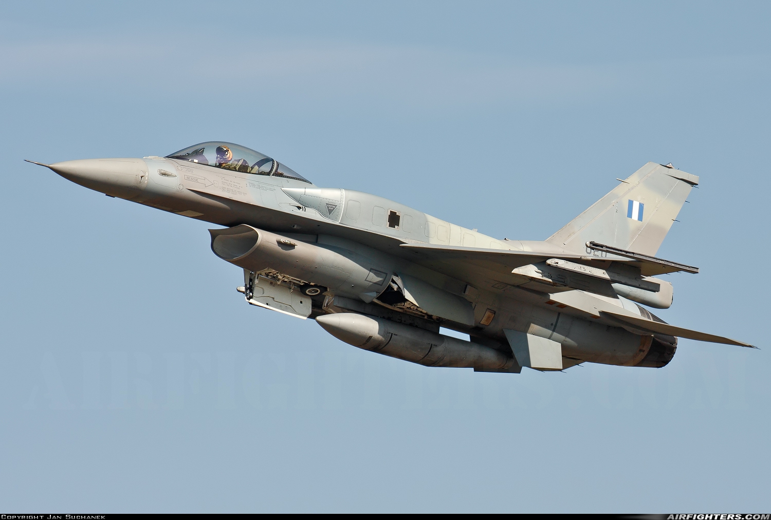 Greece - Air Force General Dynamics F-16C Fighting Falcon 020 at Tanagra (LGTG), Greece