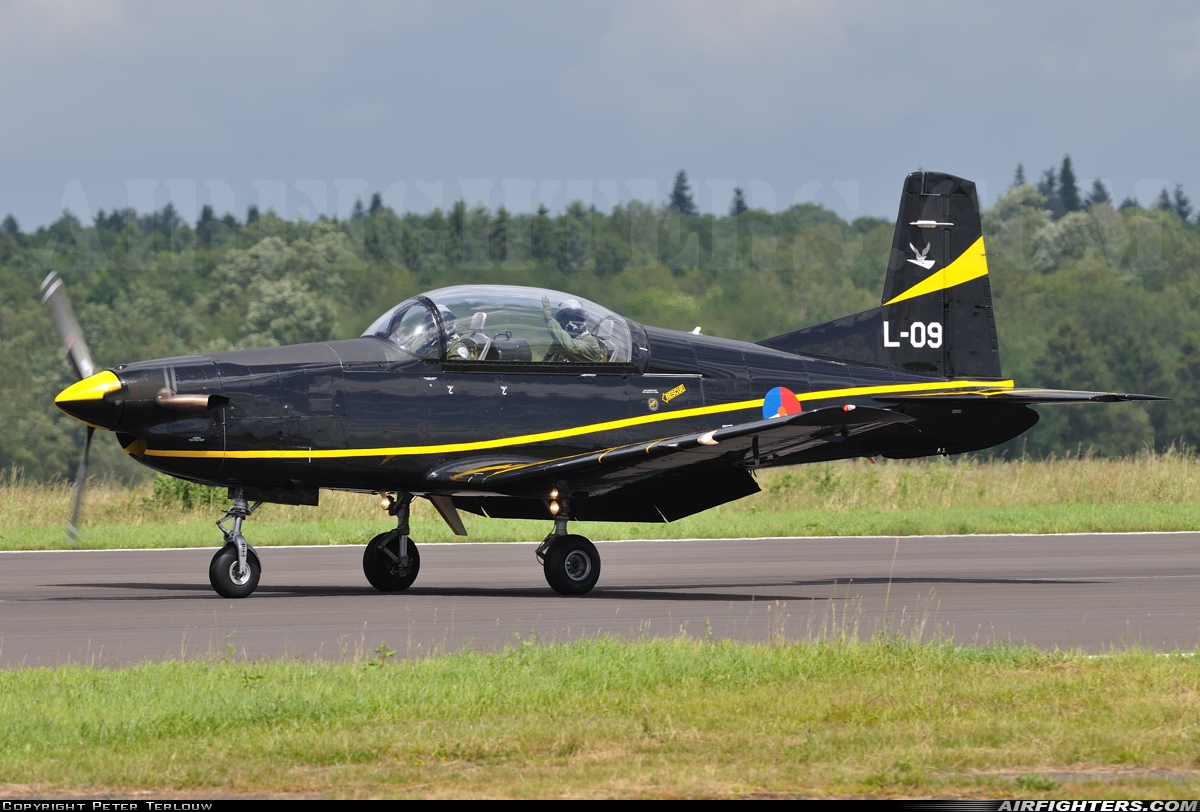 Netherlands - Air Force Pilatus PC-7 Turbo Trainer L-09 at Florennes (EBFS), Belgium
