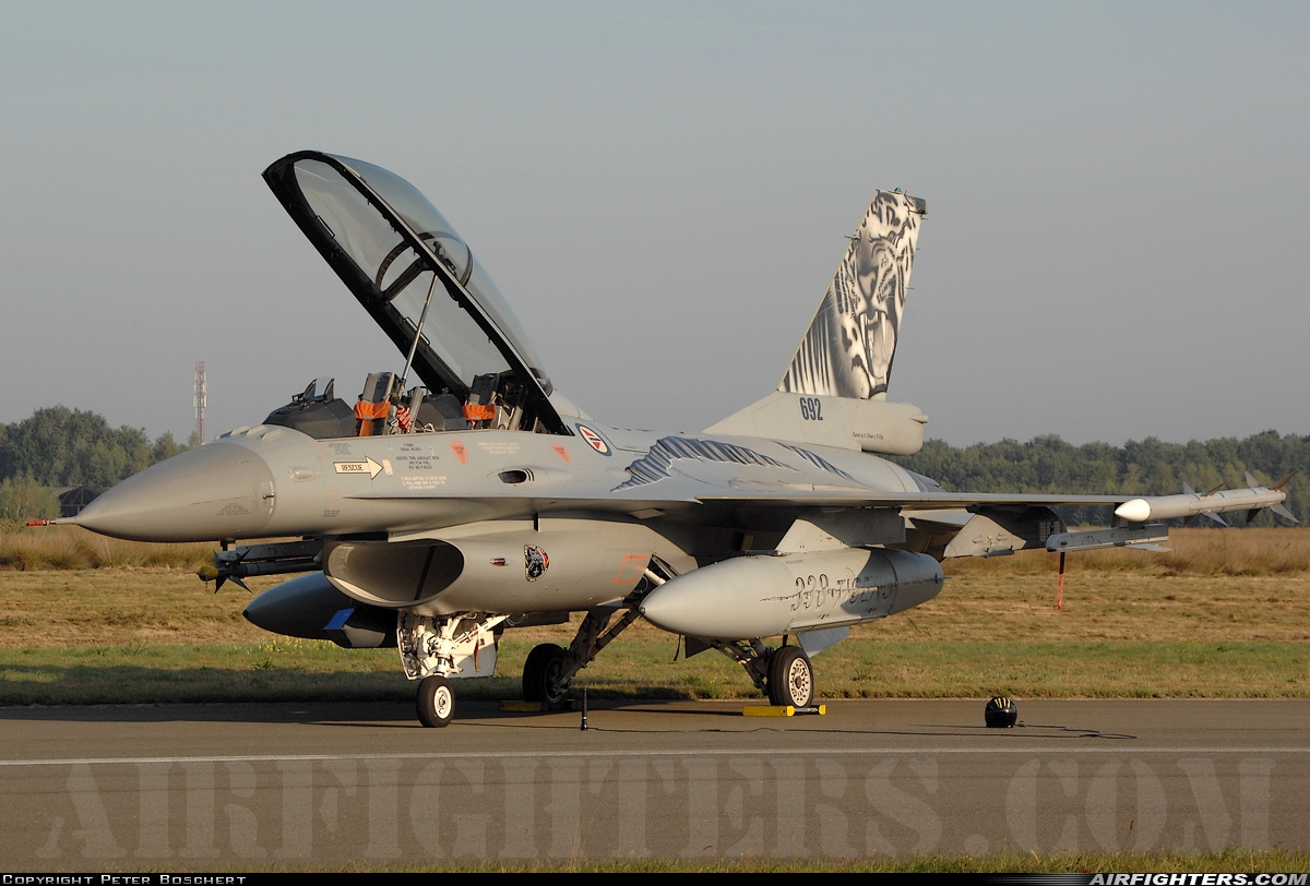 Norway - Air Force General Dynamics F-16BM Fighting Falcon 692 at Kleine Brogel (EBBL), Belgium