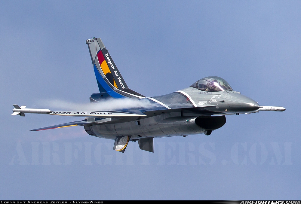 Belgium - Air Force General Dynamics F-16AM Fighting Falcon FA-84 at Florennes (EBFS), Belgium