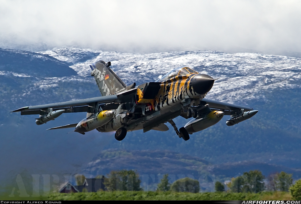 Germany - Air Force Panavia Tornado ECR 46+33 at Orland (OLA / ENOL), Norway