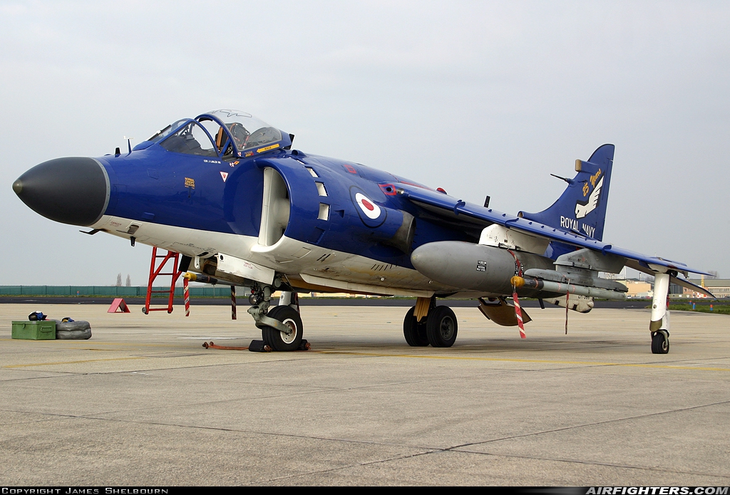 UK - Navy British Aerospace Sea Harrier FA.2 ZH809 at Yeovilton (YEO / EGDY), UK