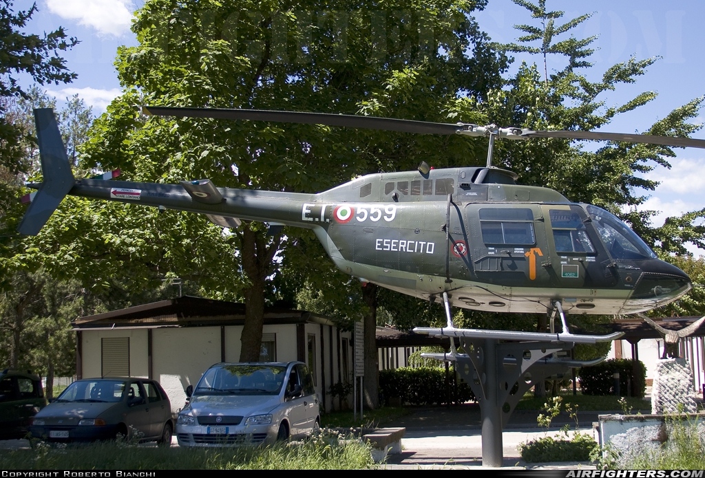 Italy - Army Agusta-Bell AB-206C-1 JetRanger MM80620 at Bolzano (- Dolomiti / G. Sabelli) (BZO / LIPB), Italy