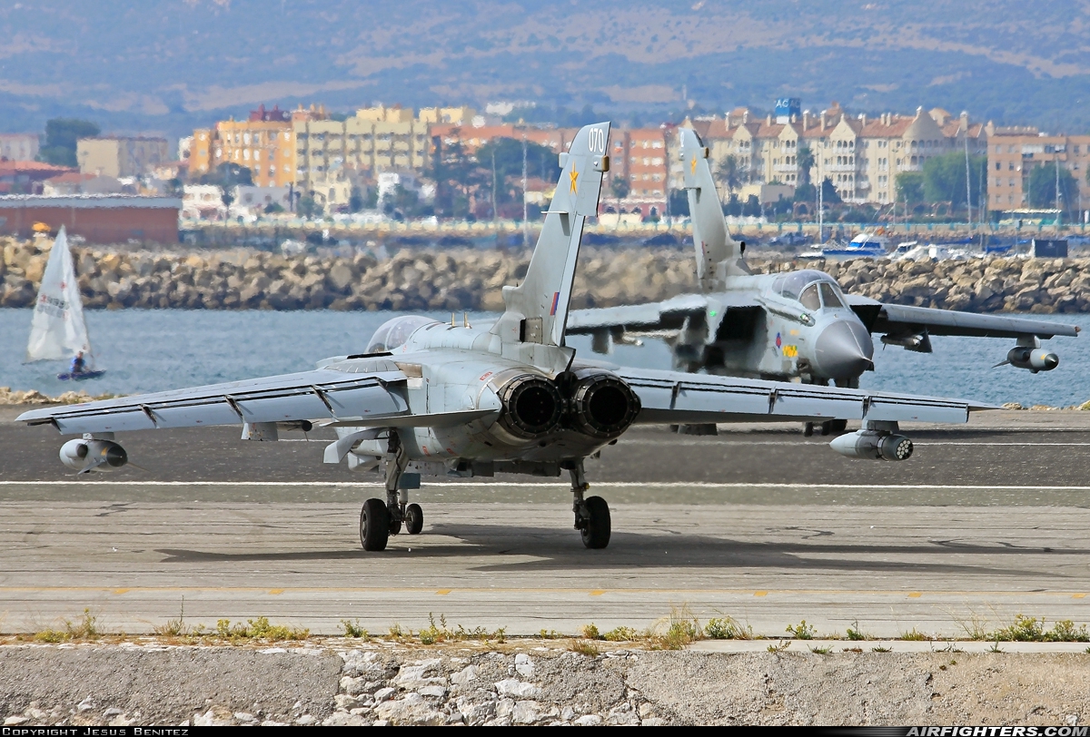 UK - Air Force Panavia Tornado GR4 ZA607 at Gibraltar - North Front (GIB / LXGB), Gibraltar