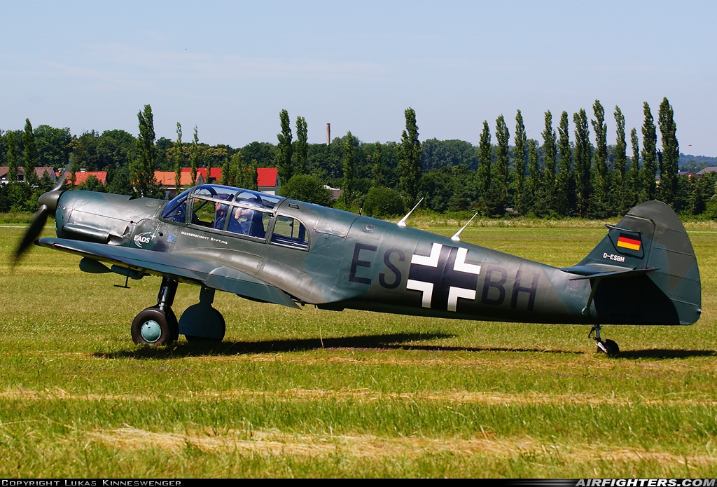 Company Owned - EADS Messerschmitt Bf-108B Taifun D-ESBH at Wels (LOLW), Austria