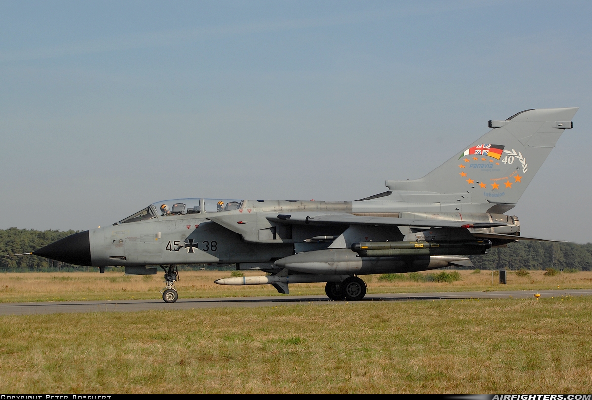 Germany - Air Force Panavia Tornado IDS 45+38 at Kleine Brogel (EBBL), Belgium
