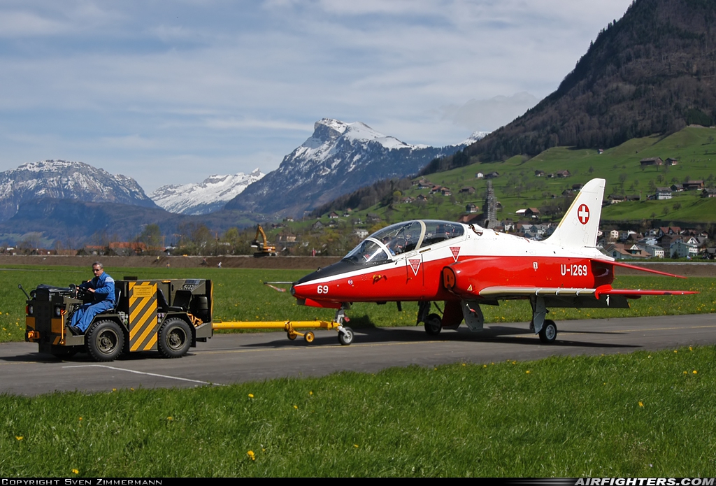 Switzerland - Air Force British Aerospace Hawk T.66 U-1269 at Buochs (Stans) (LSMU / LSZC), Switzerland