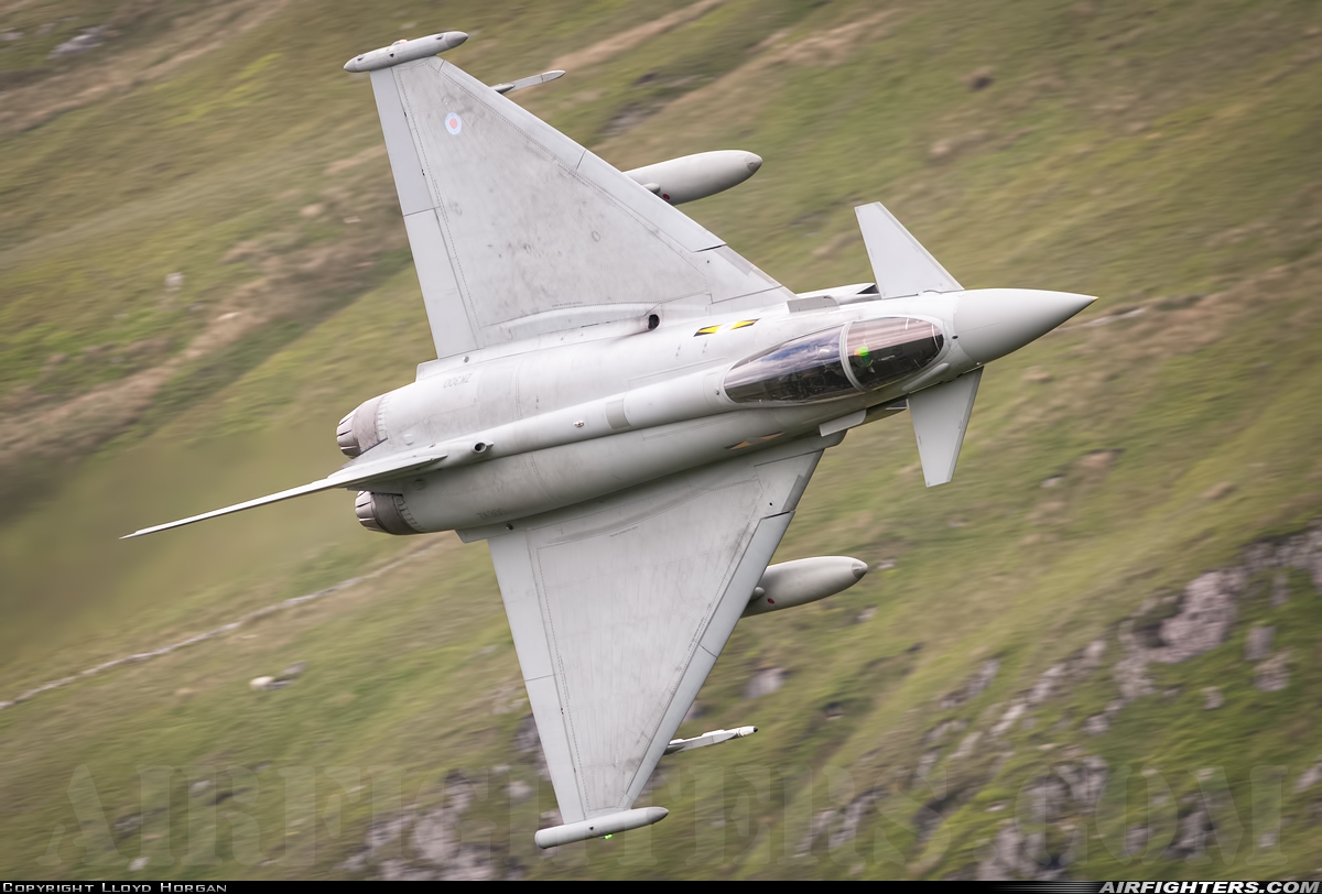 UK - Air Force Eurofighter Typhoon FGR4 ZK300 at Off-Airport - Machynlleth Loop Area, UK