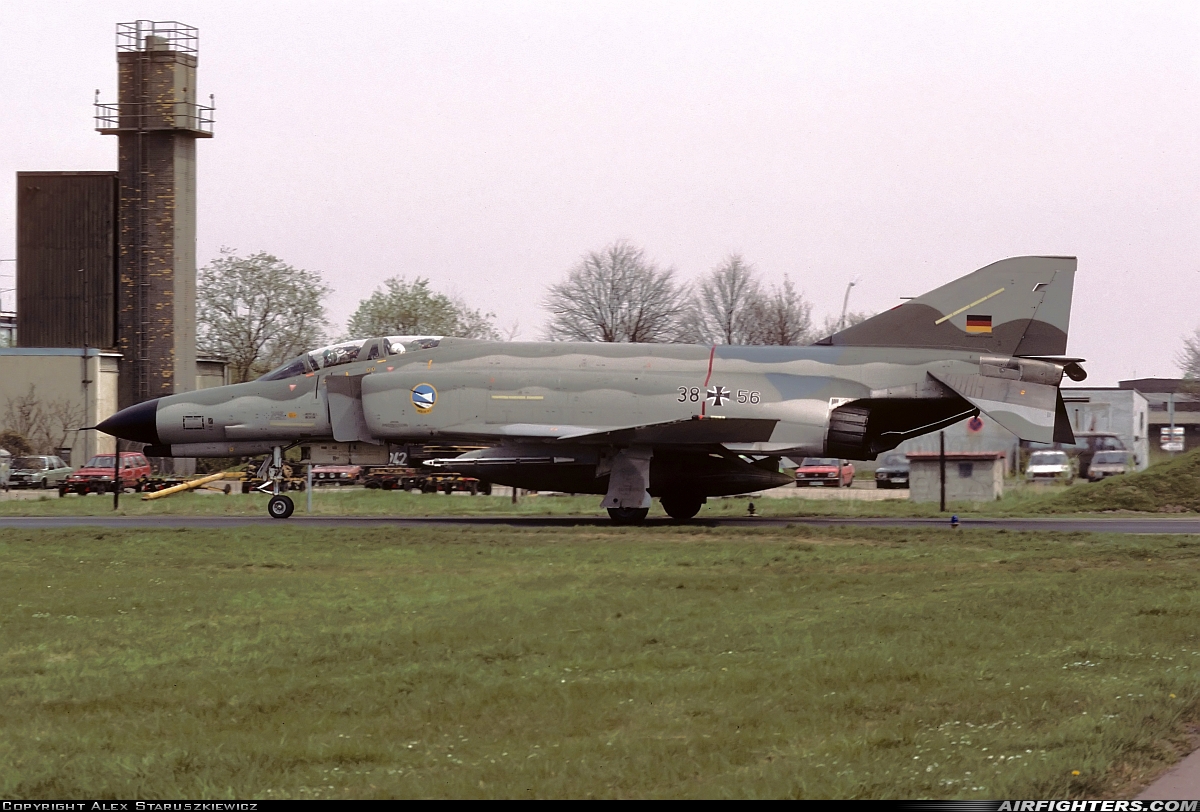 Germany - Air Force McDonnell Douglas F-4F Phantom II 38+56 at Neuburg - Zell (ETSN), Germany