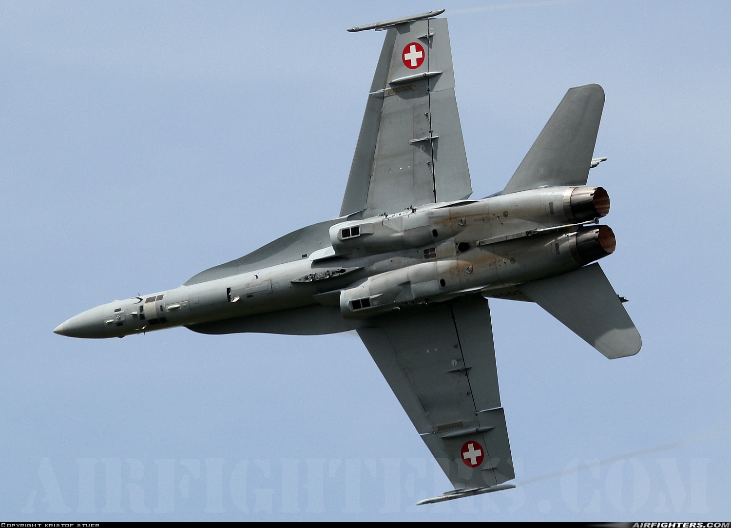 Switzerland - Air Force McDonnell Douglas F/A-18C Hornet J-5008 at Florennes (EBFS), Belgium
