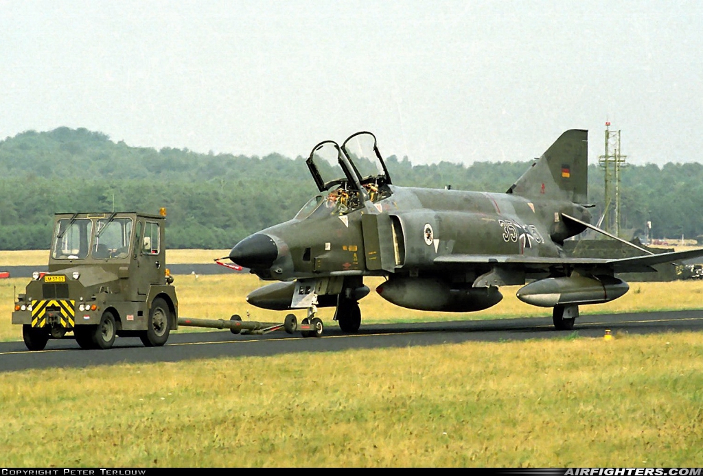 Germany - Air Force McDonnell Douglas RF-4E Phantom II 35+87 at Utrecht - Soesterberg (UTC / EHSB), Netherlands