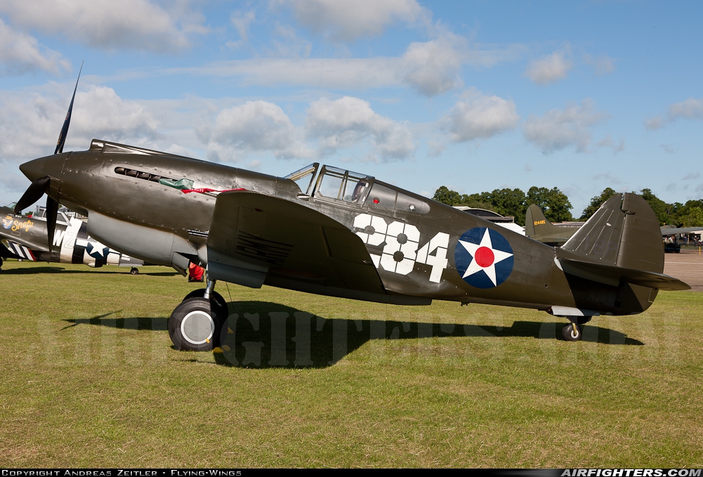 Private - The Fighter Collection Curtiss P-40B Warhawk G-CDWH at Duxford (EGSU), UK