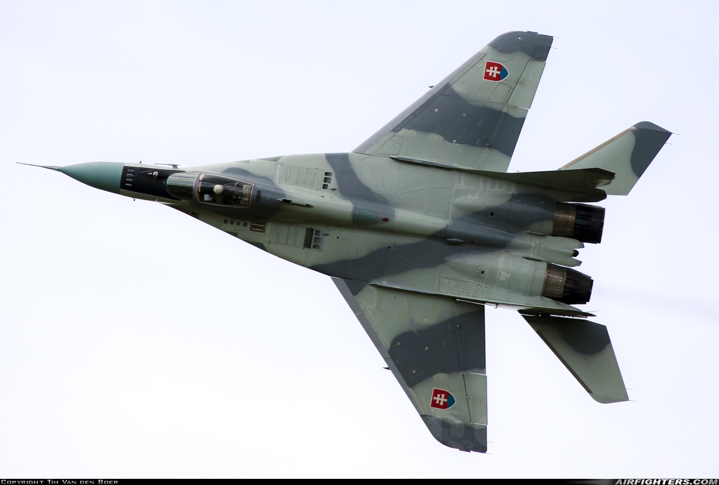 Slovakia - Air Force Mikoyan-Gurevich MiG-29AS 3911 at Florennes (EBFS), Belgium