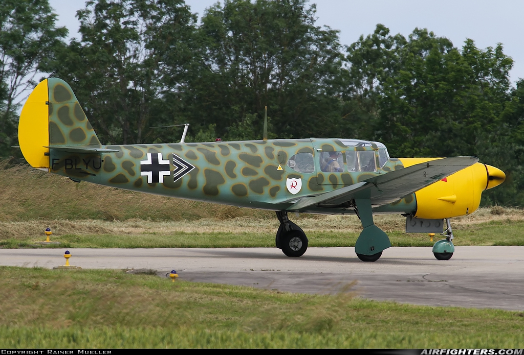 Private Nord 1101 Noralpha F-BLYU at Florennes (EBFS), Belgium