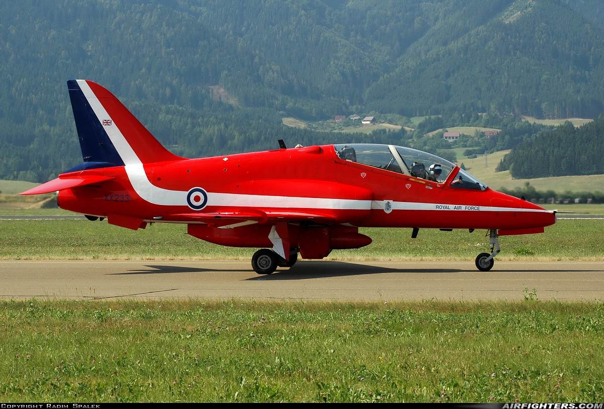 UK - Air Force British Aerospace Hawk T.1 XX233 at Zeltweg (LOXZ), Austria