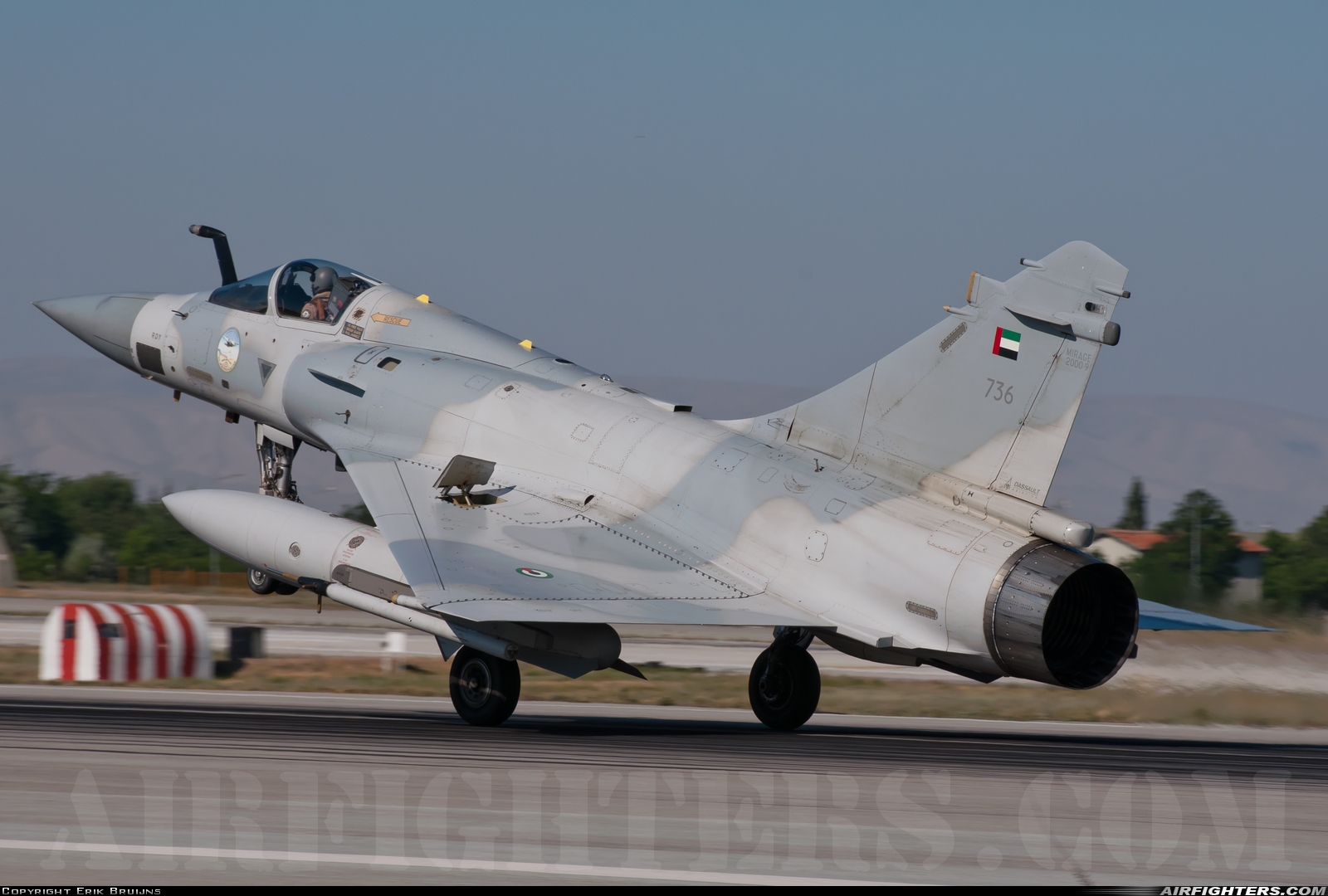 United Arab Emirates - Air Force Dassault Mirage 2000-9AED 736 at Konya (KYA / LTAN), Türkiye
