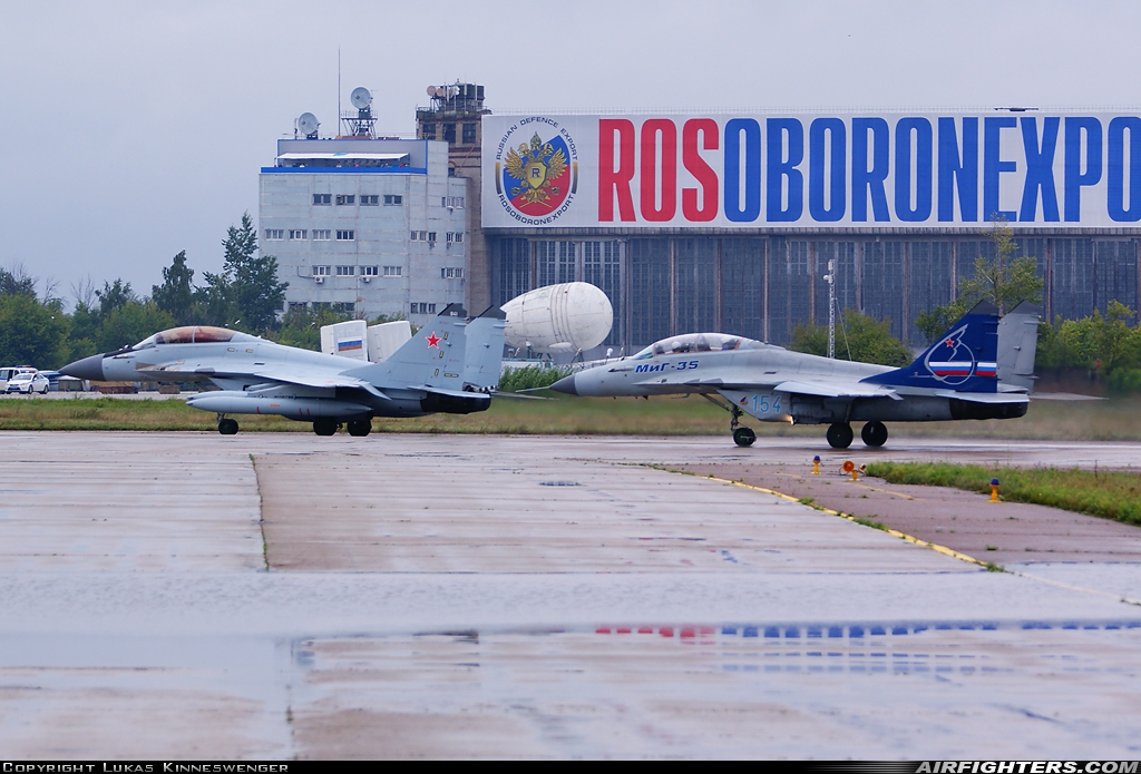 Russia - Air Force Mikoyan-Gurevich MiG-35D 154 BLUE at Moscow - Zhukovsky (Ramenskoye) (UUBW), Russia
