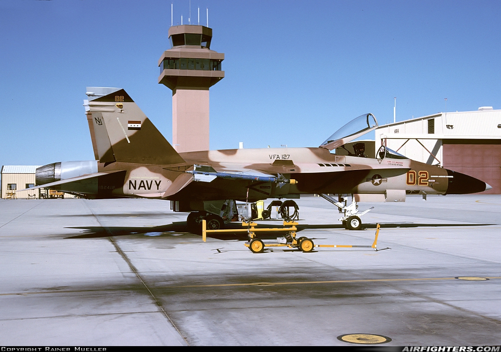 USA - Navy McDonnell Douglas F/A-18A Hornet 162416 at Fallon - Fallon NAS (NFL / KNFL), USA