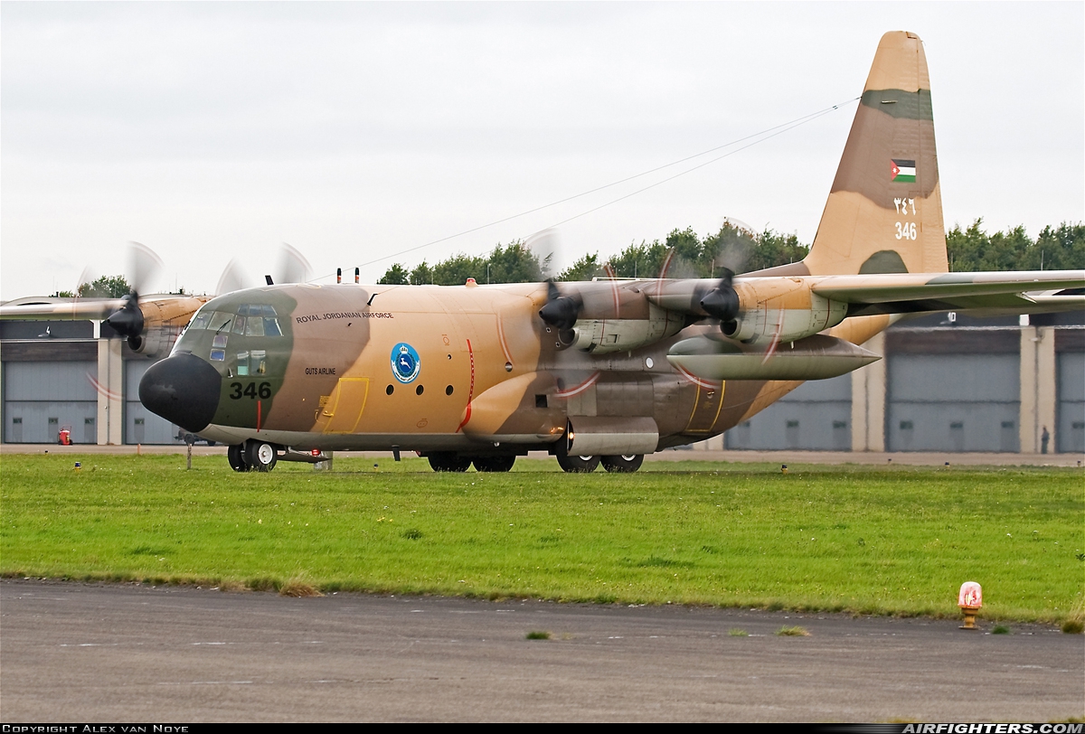 Jordan - Air Force Lockheed C-130H Hercules (L-382) 346 at Breda - Gilze-Rijen (GLZ / EHGR), Netherlands