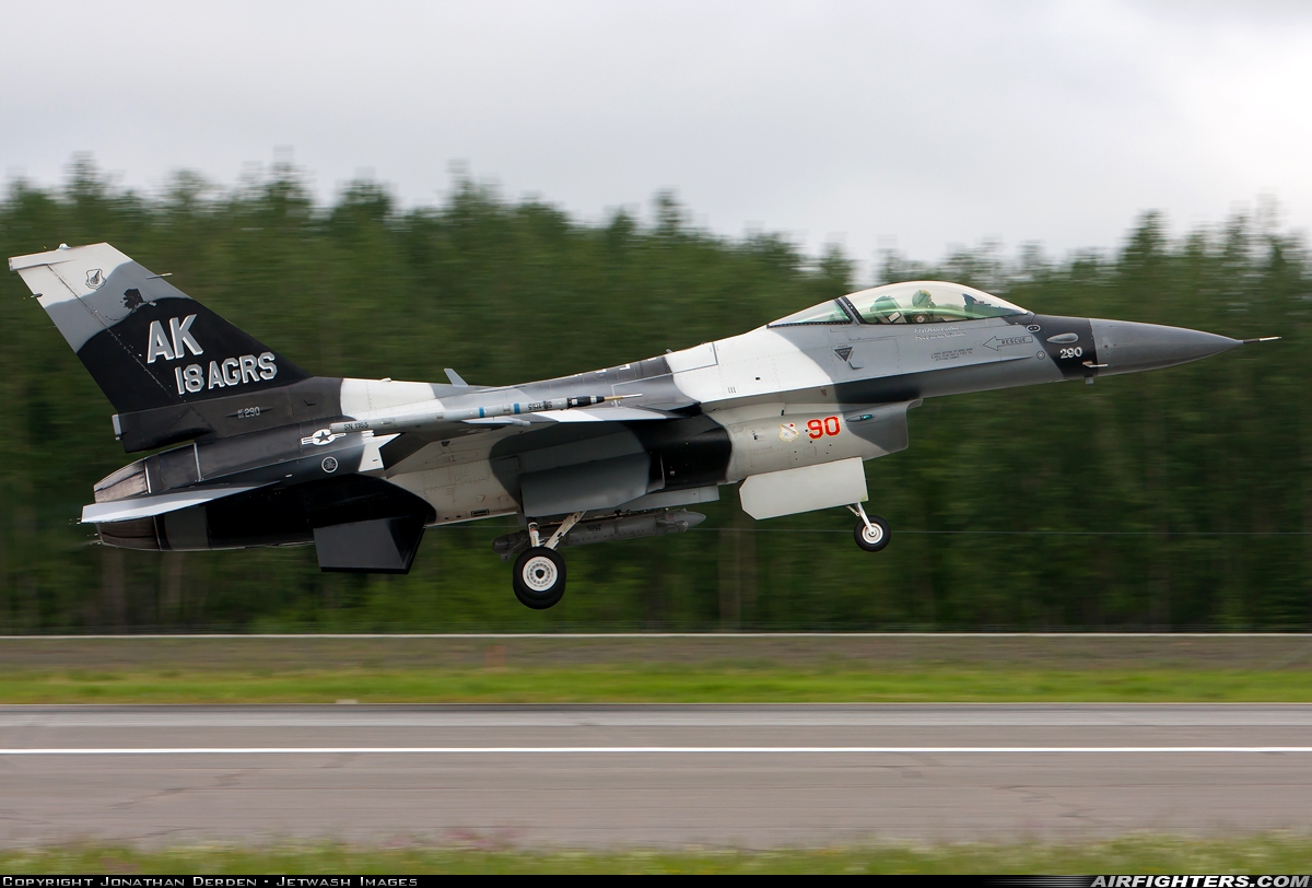 USA - Air Force General Dynamics F-16C Fighting Falcon 86-0290 at Fairbanks - Eielson AFB (EIL / PAEI), USA