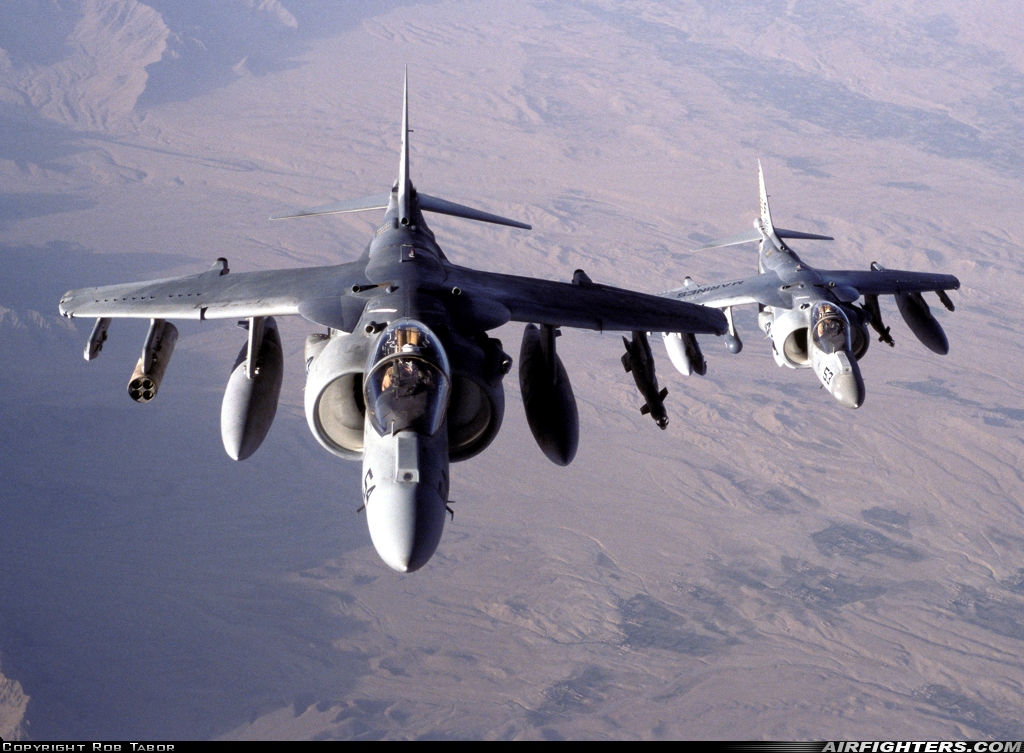USA - Marines McDonnell Douglas AV-8B+ Harrier ll  at In Flight, Afghanistan