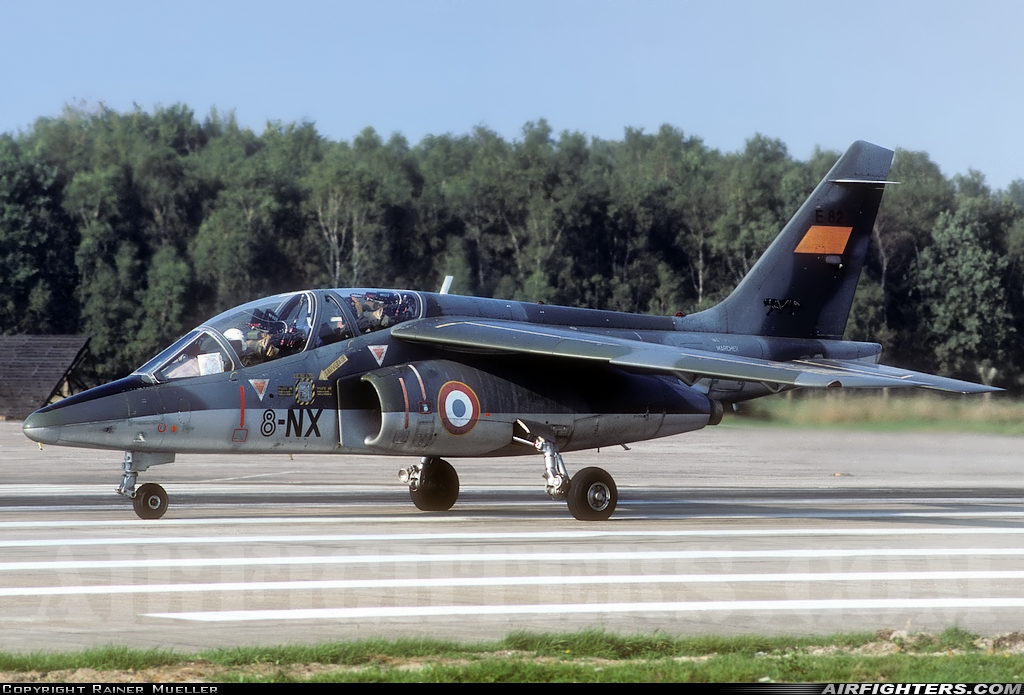 France - Air Force Dassault/Dornier Alpha Jet E E82 at Enschede - Twenthe (ENS / EHTW), Netherlands