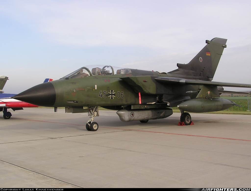 Germany - Air Force Panavia Tornado IDS 45+06 at Brno - Turany (BRQ / LKTB), Czech Republic