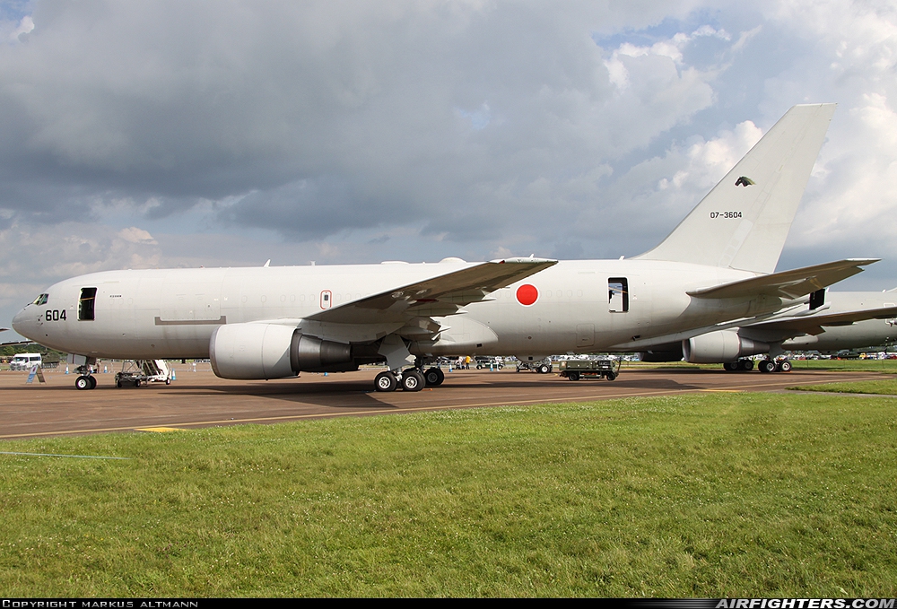 Japan - Air Force Boeing KC-767J (767-27C/ER) 07-3604 at Fairford (FFD / EGVA), UK