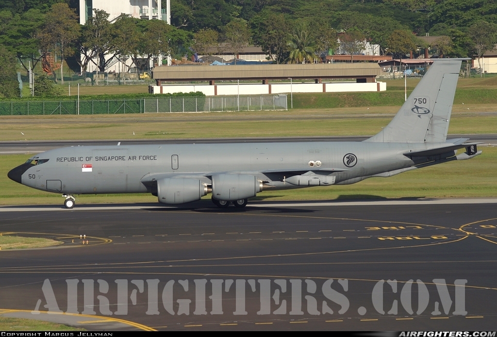 Singapore - Air Force Boeing KC-135R Stratotanker (717-100) 750 at Singapore - Changi (SIN / WSSS), Singapore