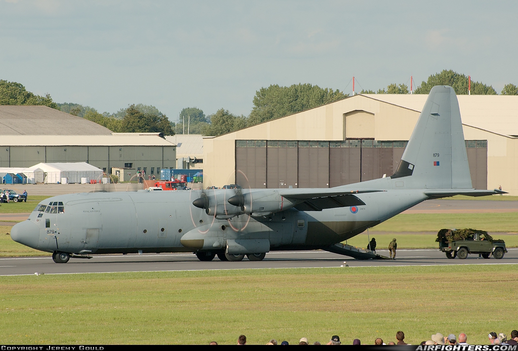 UK - Air Force Lockheed Martin Hercules C4 (C-130J-30 / L-382) ZH879 at Fairford (FFD / EGVA), UK
