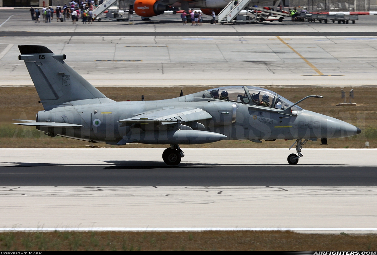 Italy - Air Force AMX International AMX-T MM55043 at Luqa - Malta International (MLA / LMML), Malta