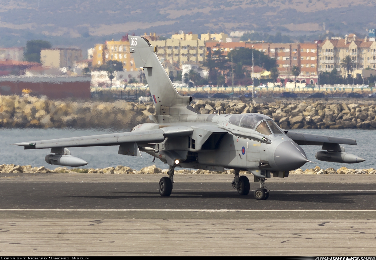 UK - Air Force Panavia Tornado GR4 ZD720 at Gibraltar - North Front (GIB / LXGB), Gibraltar