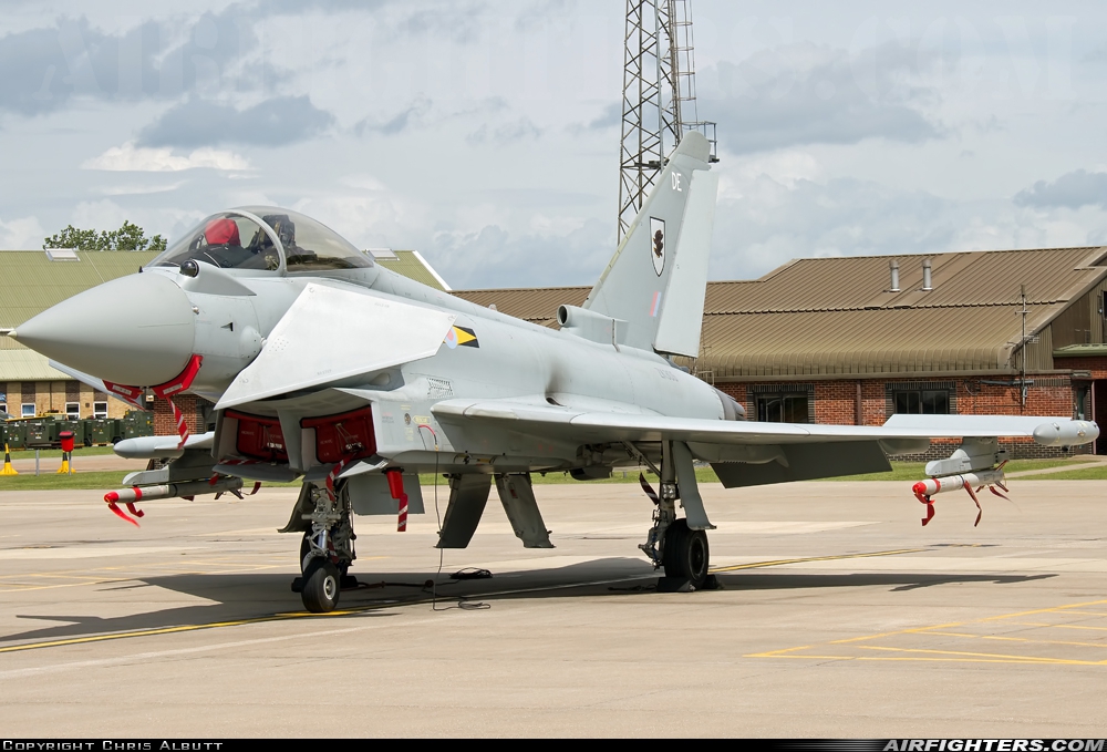 UK - Air Force Eurofighter Typhoon FGR4 ZK305 at Coningsby (EGXC), UK