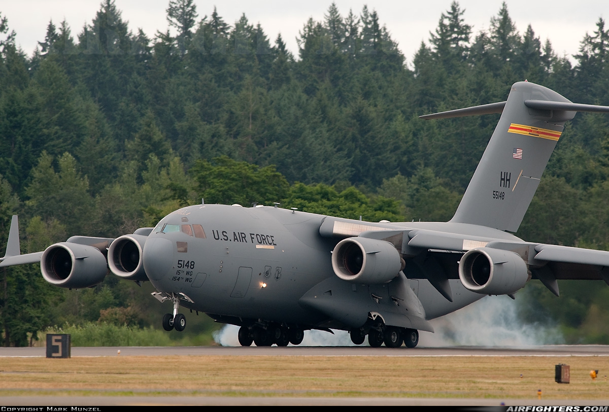 USA - Air Force Boeing C-17A Globemaster III 05-5148 at Tacoma - McChord AFB (TCM / KTCM), USA