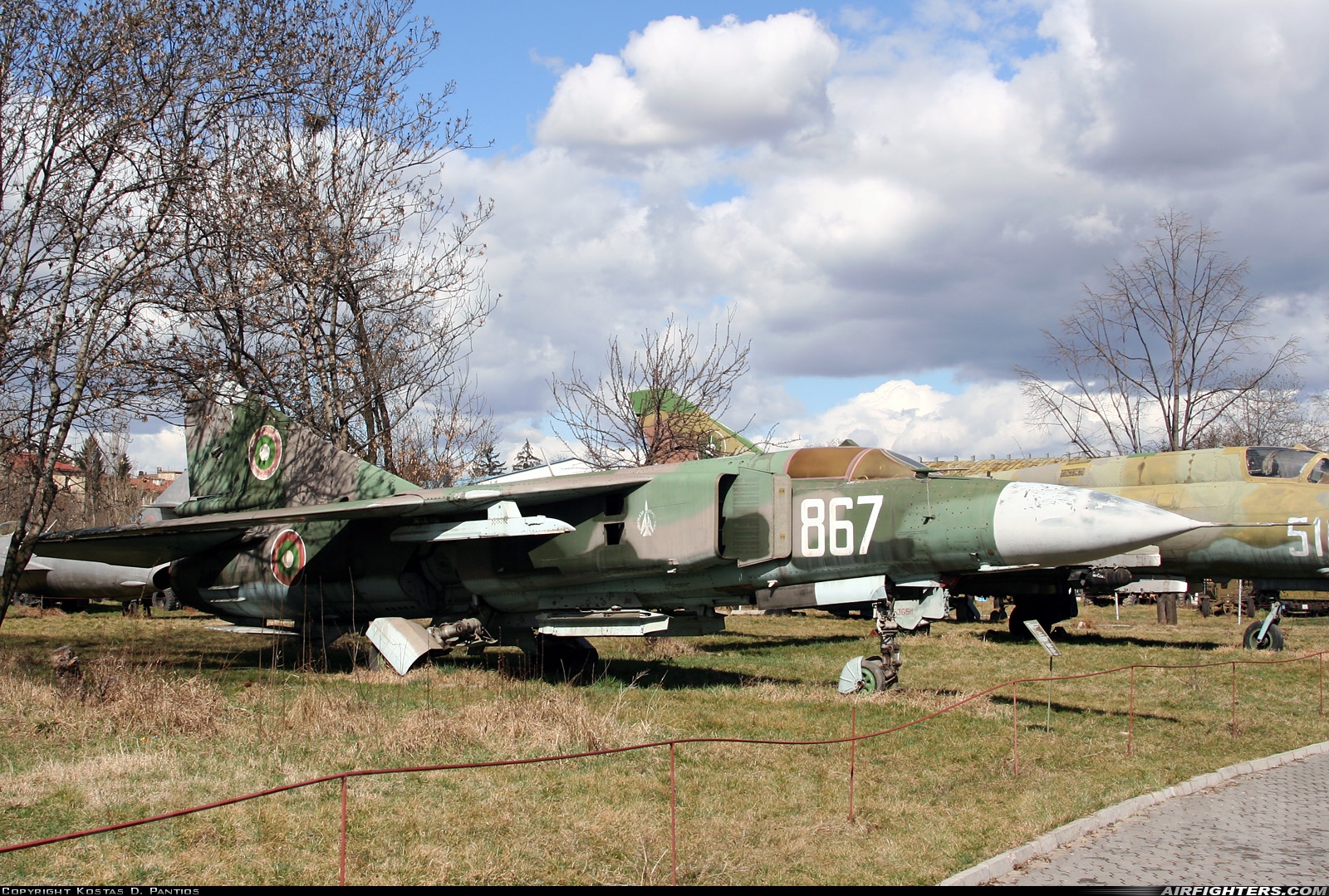 Bulgaria - Air Force Mikoyan-Gurevich MiG-23MLA 867 at Off-Airport - Sofia, Bulgaria