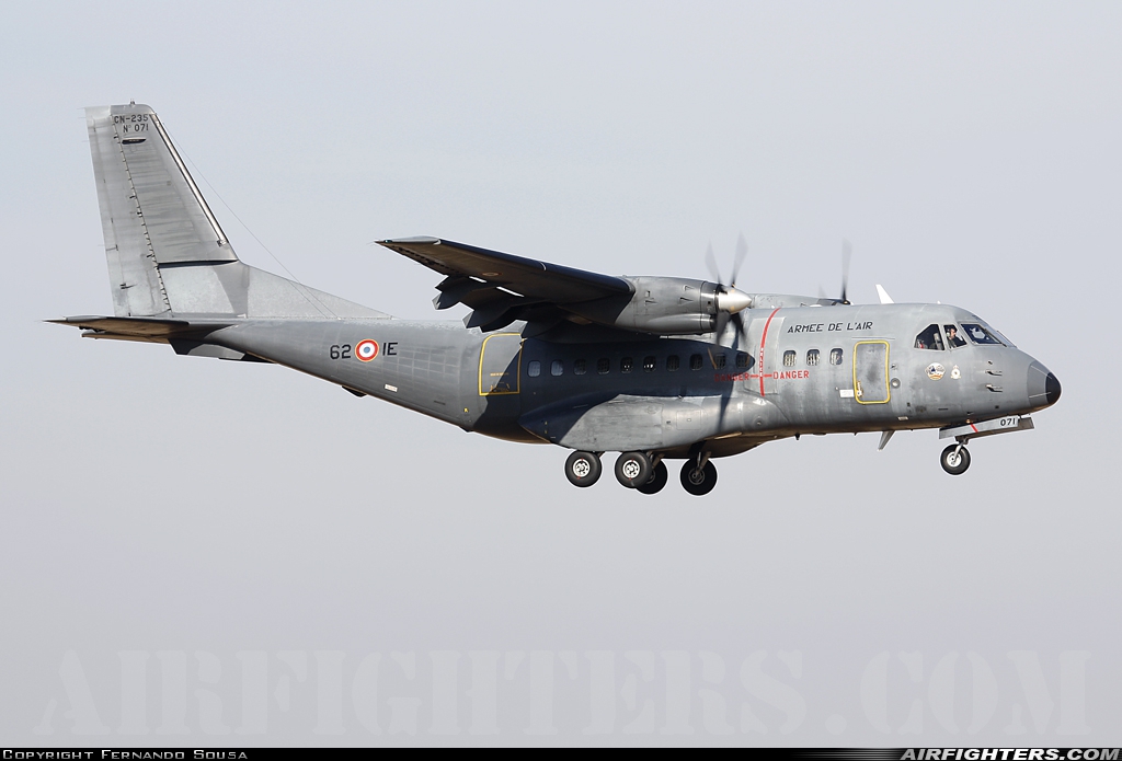 France - Air Force CASA CN235M-200 071 at Seville (- San Pablo) (SVQ / LEZL), Spain