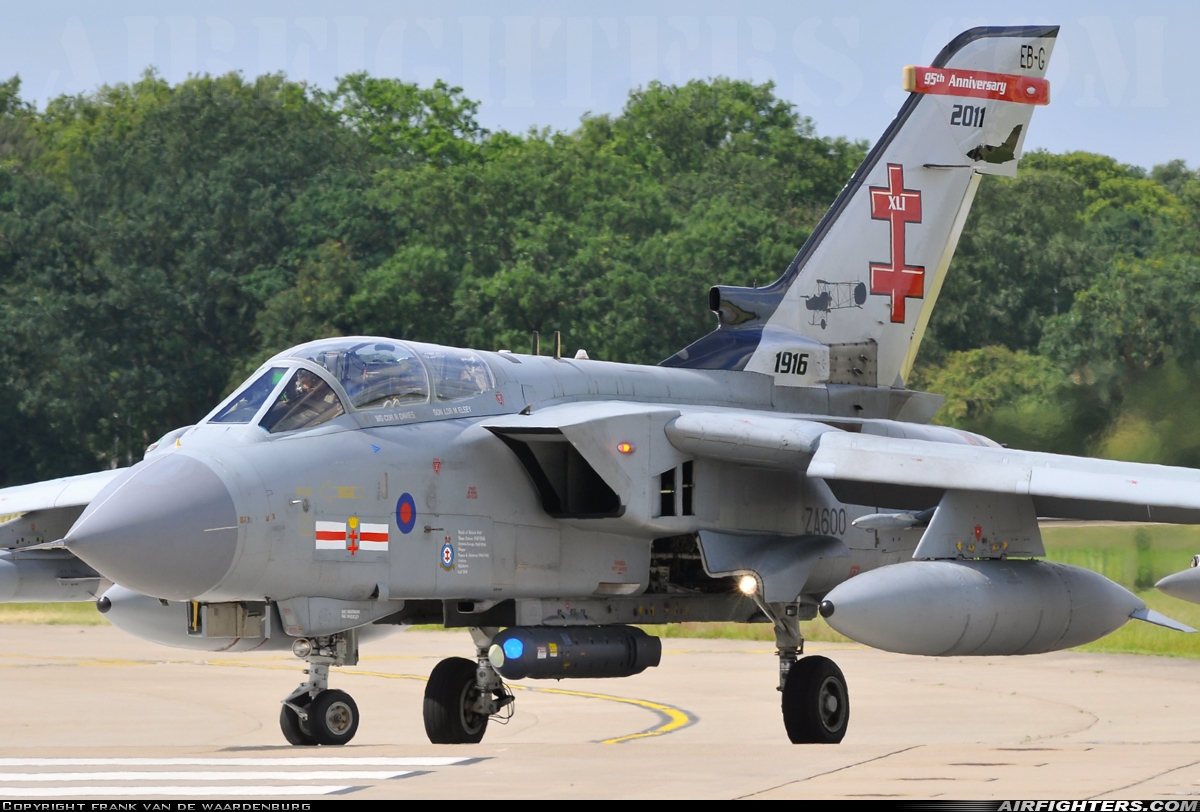 UK - Air Force Panavia Tornado GR4 ZA600 at Coningsby (EGXC), UK