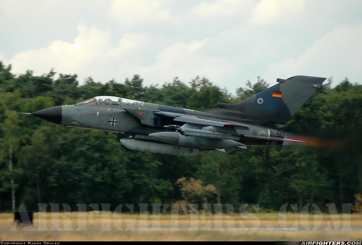 Germany - Air Force Panavia Tornado IDS 43+87 at Kleine Brogel (EBBL), Belgium