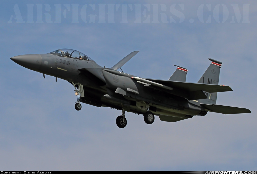 USA - Air Force McDonnell Douglas F-15E Strike Eagle 91-0301 at Lakenheath (LKZ / EGUL), UK