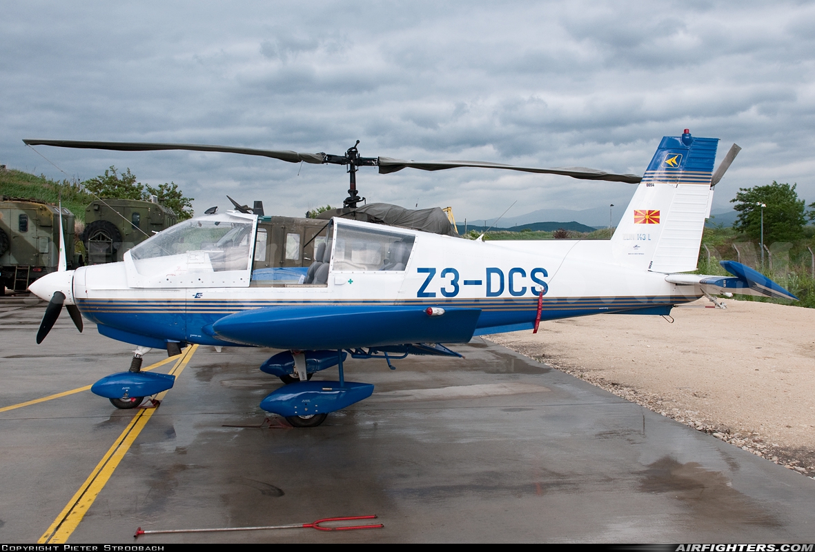 Macedonia - Air Force Zlin Z-143L Z3-DCS at Skopje-Petrovec (SKP / LWSK), Macedonia