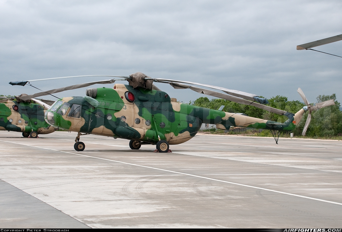 Macedonia - Air Force Mil Mi-17 VAM-303 at Skopje-Petrovec (SKP / LWSK), Macedonia